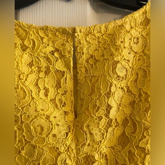 Yellow Lace Dress - Picture 11 of 12